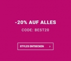 20% Rabatt auf das gesamte Sortiment bei Lascana!