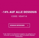 14% Rabatt auf alle Dessous bei Lascana