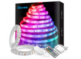 2x 5m Govee RGB LED Strip H61063A2 mit Fernbedienung und Netzteil für 21,69 Euro