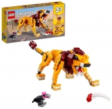 LEGO 31112 Creator 3-in-1 Wilder Löwe Set (Löwe, Strauß oder Warzenschwein) für nur 9,62€ (statt 13€)