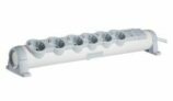 Drehbare Legrand 694656 6-Fach Steckdosenleiste mit Überspannunsschutz zur Wand – oder Tischmontage für 17,34€