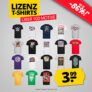 SportSpar: Über 100 Lizenz T-Shirts mit bis zu 86% Rabatt – ab nur 3,99€