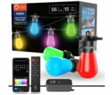 Smarte Lumary 16.5m LED Lichterkette für Außen mit Fernbedienung und Alexa Support für 48,99€