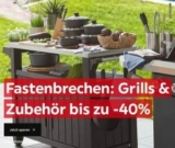 Grills und Zubehör bei XXXLutz.de bis zu 40% Rabatt und Gratis-Grillbesteck ab einem Einkaufswert von 100€ aus der Kategorie „Grill“