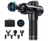 FYLINAX Massagepistole mit 6 Aufsätzen für 39,99€