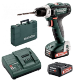 Metabo Akku-Bohrschrauber BS 12-12V 40 Nm –  Inkl. 2x2Ah LiPOWER Akkus Ladegerät SC30 und metaBOX 118 für nur 69,90€ inkl. Versand