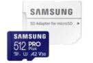512GB Samsung PRO Plus microSDXC (MB-MD512SA/EU) für 37,99€ bei Prime-Versand
