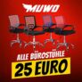 MUWO Director Büro Drehstuhl (4 Farben) für nur 29,95€ (statt 39€)