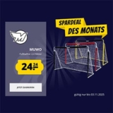 Treffer garantiert: MUWO Fußballtor aus Stahl ab 29,19€ – Kickspaß für den Garten