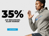 Nur noch heute: 35% Rabatt auf alle Bekleidung bei My-Sportswear
