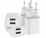 4er Pack Gejin Dualport USB-Ladegeräte für 6,49€ inkl. Prime-Versand