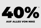 40% Rabatt auf alle Nike Artikel bei MySportswear