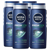 Top! 4x 500 ml NIVEA MEN Fresh Kick Pflegedusche für nur 7,23€ (statt 13,80€) – Prime Spar-Abo
