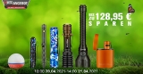 April Flash Sale im Olight Onlineshop u.a. Olight M2R PRO Warrior Ocean für nur 115,16€ statt 144€