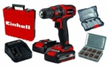 Einhell TC-CD 18/35 Li Akku-Bohrschrauber inkl. Bitset und Bohrerset für 70,98€