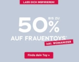 Bis zu 50% Rabatt auf die Kategorie Frauentoys im Orion Onlineshop