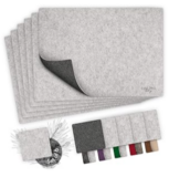sølmo Premium Platzsets aus Filz  (je 6 Tischsets und Untersetzer) für nur 11,99€ bei Prime-Versand