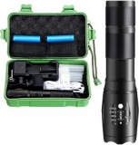 OUTERDO LED Taschenlampen-Set mit 2 Akkus für 13,29€