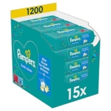 1.200 Pampers Fresh Clean Feuchttücher (15 Packungen mit 80 Stück) für nur 17,76€