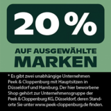 Top! 20% Rabatt auf 10.000 Artikel ausgewählter Top-Marken bei Peek & Cloppenburg*