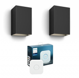 2er-Pack Philips Hue Outdoor Resonate Wandleuchte + Hue Bridge für nur 184,49€ inkl. Versand (statt 238€)