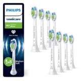 Philips Sonicare W2 Optimal White, Original Ersatzbürstenköpfe, Weiß, 8er-Pack, HX6068/87 28,49€ im Spar-Abo