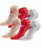 PUMA Sneakersocken Damen 18 Paar Peach-Mix (35-42) für 22,99€ (statt 37,99€)