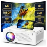 Puxinat Beamer (Native 1080p, 4K-Unterstützung, 350 Ansi) für nur 56,99€