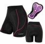Lixada Damen Fahrrad-Radunterhose mit 3D Gelpolster ab 3,98€