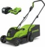 Greenworks 24V Akku-Rasenmäher mit 33cm Schnittbreite (mit 4Ah Akku und Ladegerät) für 189,99€