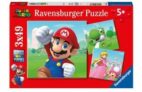 Ravensburger Kinderpuzzle – 05186 Super Mario für Kinder ab 5 Jahren mit 3×49 Teilen nur 4€