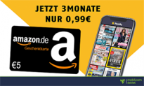 Letzter Tag! 3 Monate Readly Zeitschriften-Flatrate mit über 5.000 Magazinen für nur 99 Cent + 5,- Euro Amazon-Gutschein!