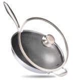 Reishunger 32 cm Wok aus Edelstahl mit Glasdeckel für nur 66,49€ inkl. Versand