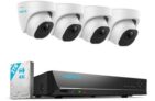 Reolink 4K Überwachungskamera-Set RLK8-800D4 für aussen mit 4X 8MP PoE IP Kamera und Smarter Personenerkennung für 499,99€