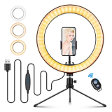 ELEGIANT LED Ringlicht mit Smartphone-Halterung für nur 12,59 Euro