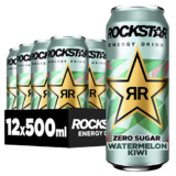 12x 500ml Rockstar Watermelon Kiwi Zero Sugar Energy Drink für nur 9,89€ – Prime