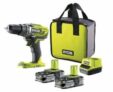 RYOBI 18 V ONE+ Akku-Bohrschrauber R18DD3-215S mit 13 mm Bohrfutter, 2 x 1,5Ah Akku, Ladegerät & Werkzeugtasche für 101,89€