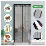 SAFETYON Magnet Fliegengitter für Türen bis 100×220 cm nur 11,69€ inkl. Prime-Versand