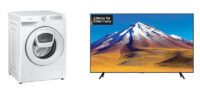 Samsung WW6800T Waschmaschine (Autodosierung & AddWash, 8 kg) + Samsung 43″ Crystal UHD 4K TU6979 Smart TV für nur 775€ inkl. Versand (statt 1.003€)