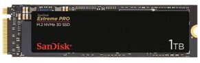Top! SANDISK Extreme PRO M.2 NVMe 3D SSD (1 TB) für 54,99€ inkl. Versand