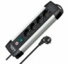 Brennenstuhl Premium-Alu-Line 4-Fach Steckdosenleiste aus Aluminium für 11,84€