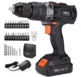 TACKLIFE PCD04C 18V Akkubohrschrauber mit 2.0 Ah Akku und Zubehör für 35,99€