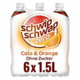 6x 1,5 L Schwip Schwap Cola-Erfrischungsgetränk ohne Zucker für nur 5,98€ zzgl. Pfand