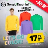 Sergio Tacchini Crew Sweat Iconic Sweatshirt (5 Farben, XS-3XL) für nur 22,72€ (statt 30€)