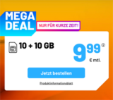 Die Sim.de Allnet Flat – z.B. 7 GB Allnet Tarif für 5,99€ mtl. oder 28 GB für 11,99€