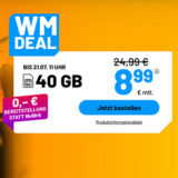 Die Sim.de Allnet Flat – z.B. 40 GB Allnet Tarif für 8,99€ mtl. oder Unlimited ab 14,99€ mtl.