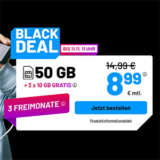 Die Sim.de Allnet Flat – z.B. 50 GB Allnet Tarif für 8,99€ mtl. oder Unlimited für 19,99€ mtl.