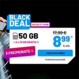 Die Sim.de Allnet Flat – z.B. 50 GB Allnet Tarif für 8,99€ mtl. oder Unlimited für 19,99€ mtl.