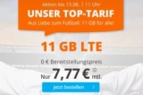 Knaller: Sim.de Mega-Deal LTE Allnet-Flat mit 11 GB Datenvolumen für mtl. 7,77€