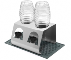 King do way Sodastream Flaschen-Abtropfständer aus Edelstahl für 15,39 Euro statt 21,99 Euro